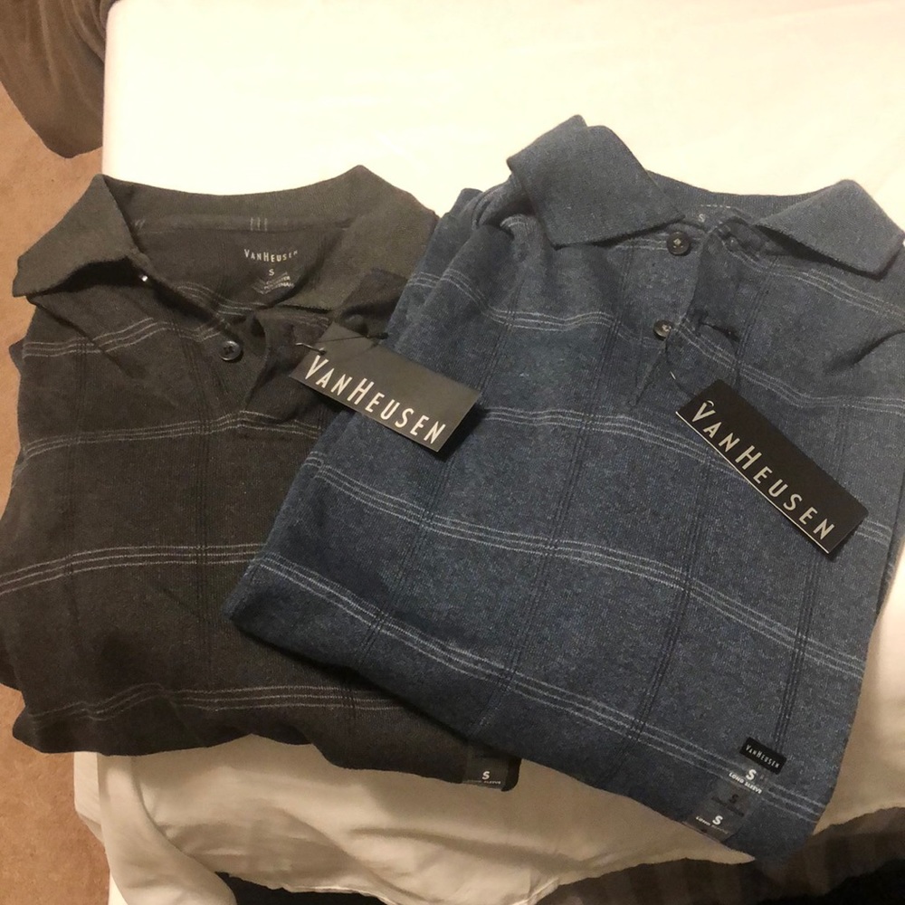 Van heusen long sleeve collard mens